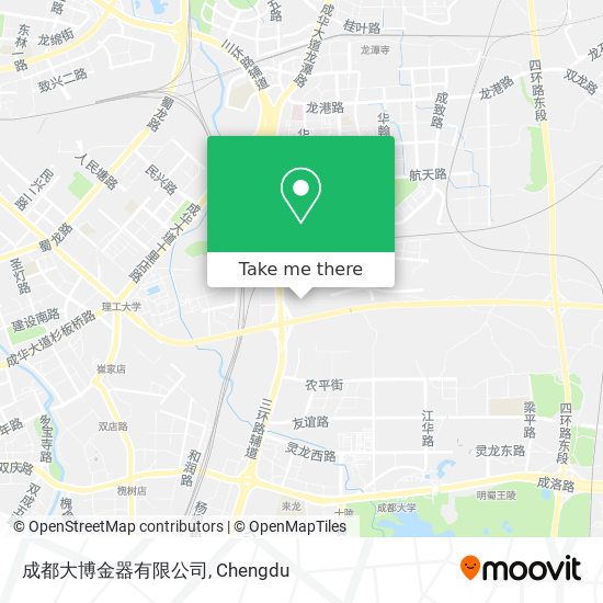 成都大博金器有限公司 map