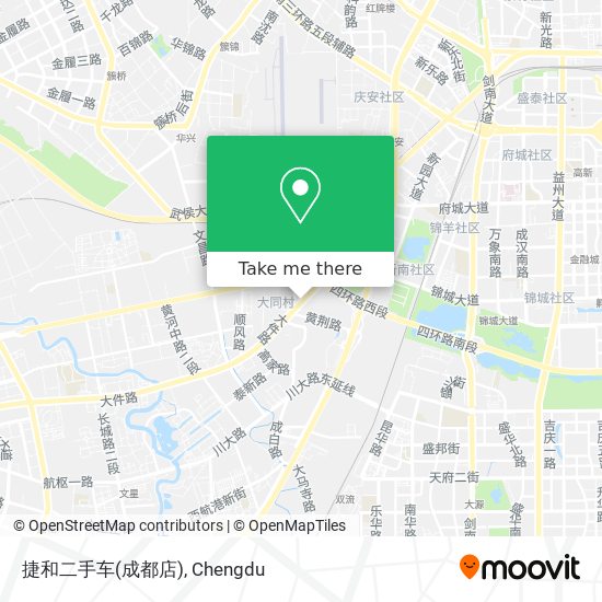 捷和二手车(成都店) map