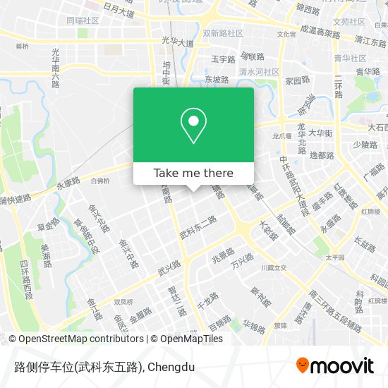 路侧停车位(武科东五路) map