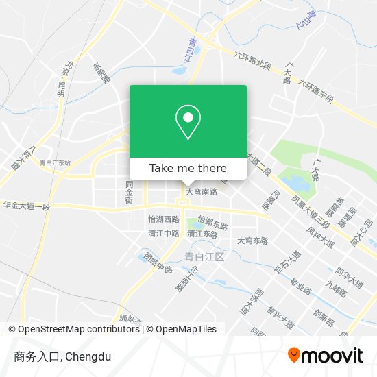 商务入口 map