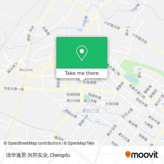 清华逸景·兴邦实业 map