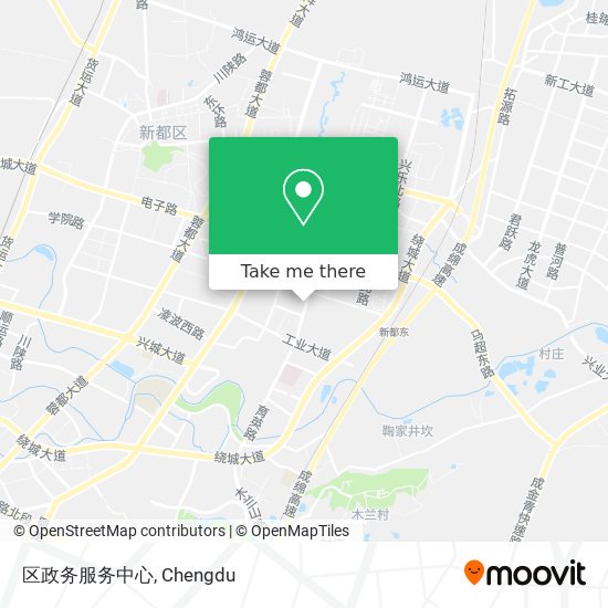 区政务服务中心 map