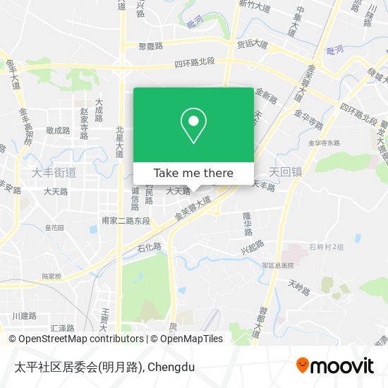 太平社区居委会(明月路) map