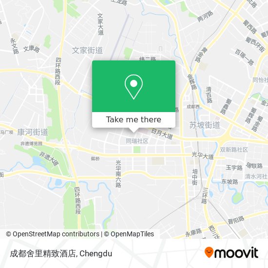 成都舍里精致酒店 map