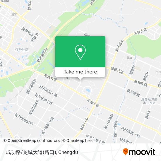 成功路/龙城大道(路口) map