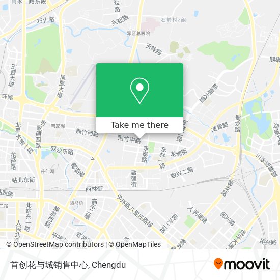 首创花与城销售中心 map