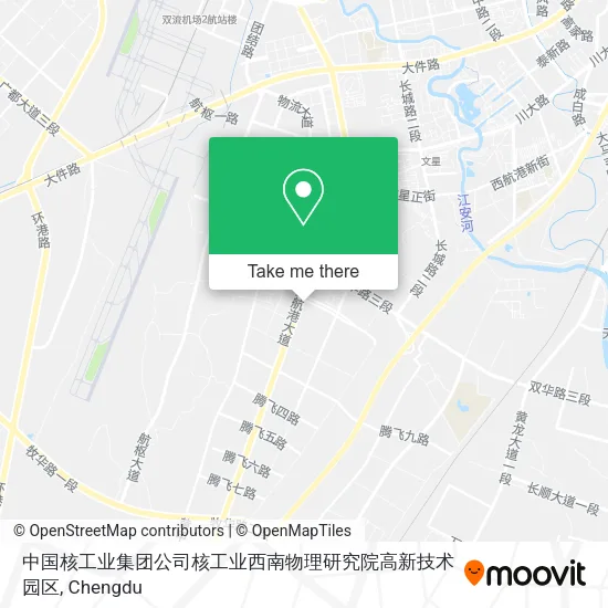 中国核工业集团公司核工业西南物理研究院高新技术园区 map
