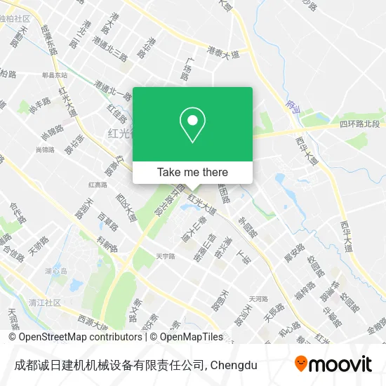 成都诚日建机机械设备有限责任公司 map