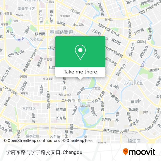 学府东路与学子路交叉口 map