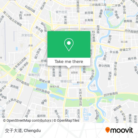 交子大道 map