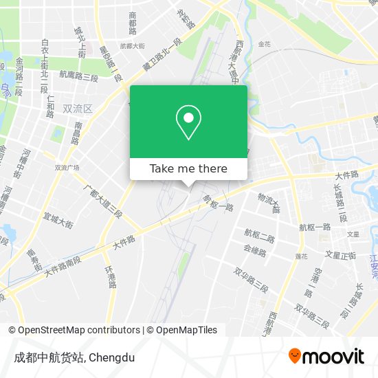 成都中航货站 map