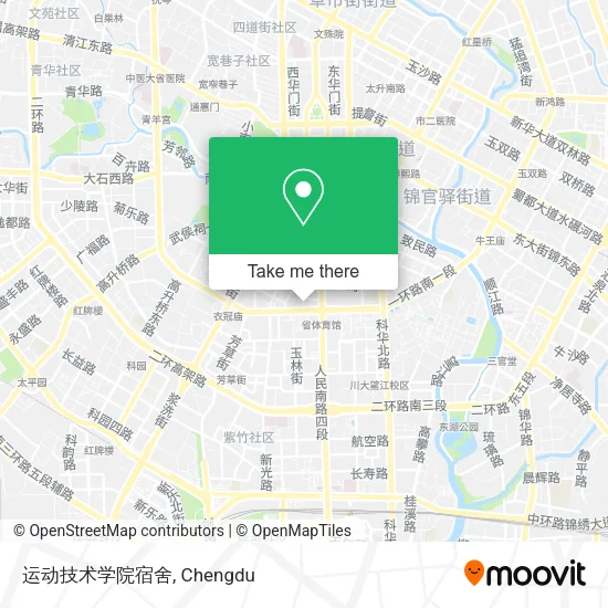 运动技术学院宿舍 map