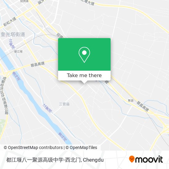 都江堰八一聚源高级中学-西北门 map