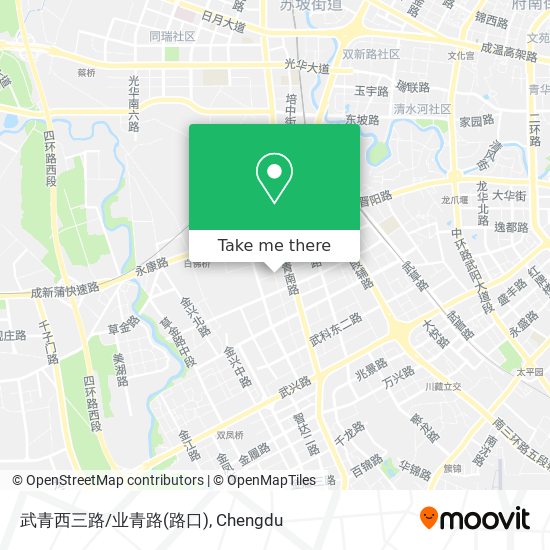 武青西三路/业青路(路口) map