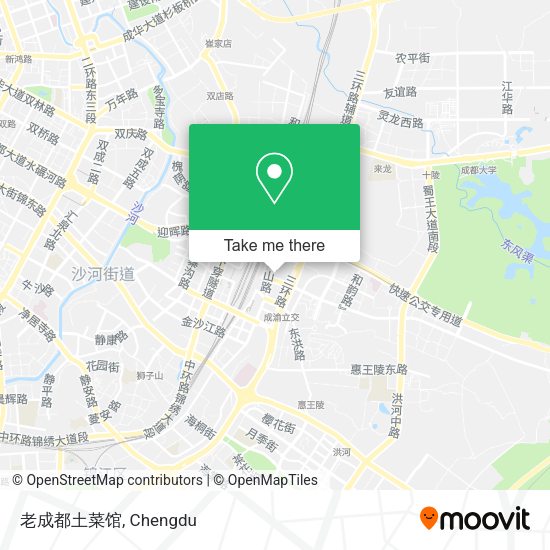 老成都土菜馆 map