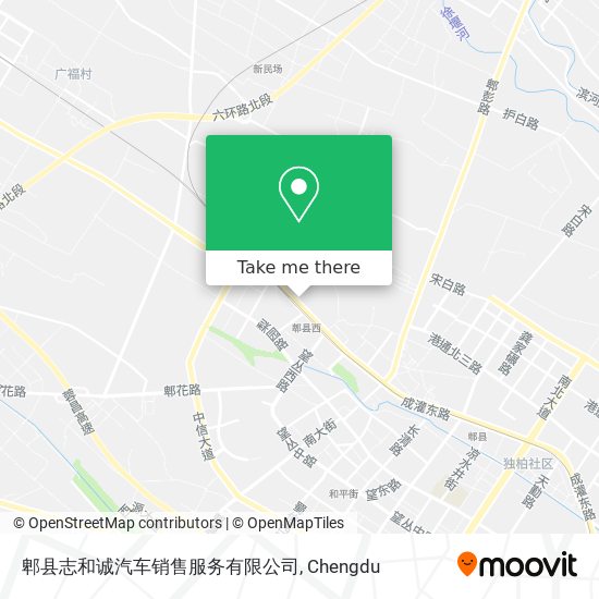 郫县志和诚汽车销售服务有限公司 map