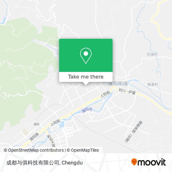成都与俱科技有限公司 map