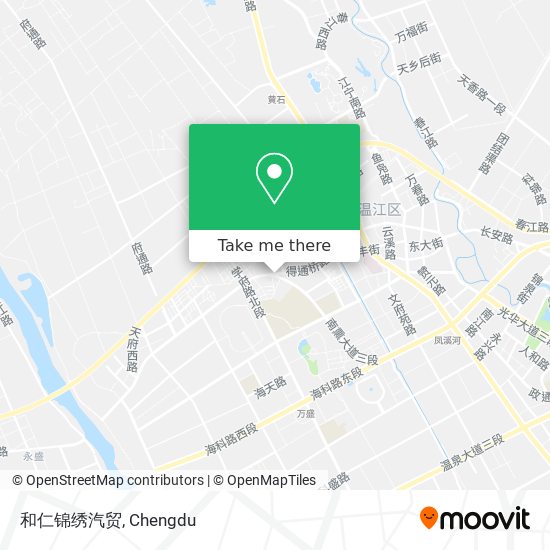 和仁锦绣汽贸 map