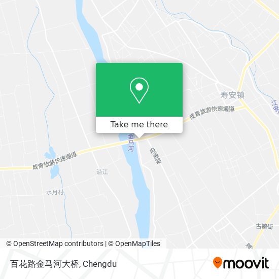 百花路金马河大桥 map