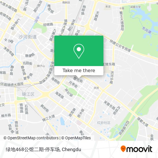 绿地468公馆二期-停车场 map