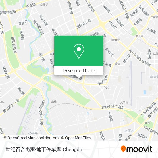 世纪百合尚寓-地下停车库 map