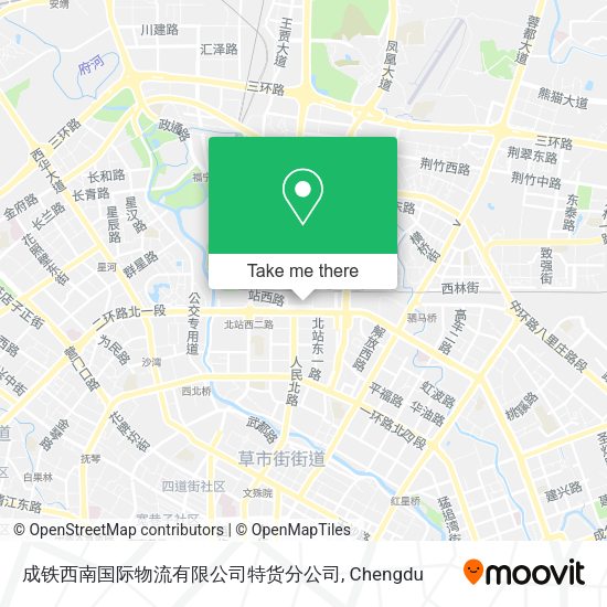 成铁西南国际物流有限公司特货分公司 map