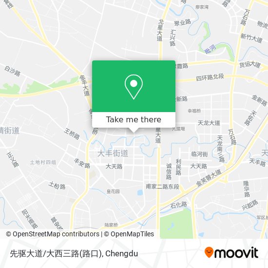 先驱大道/大西三路(路口) map