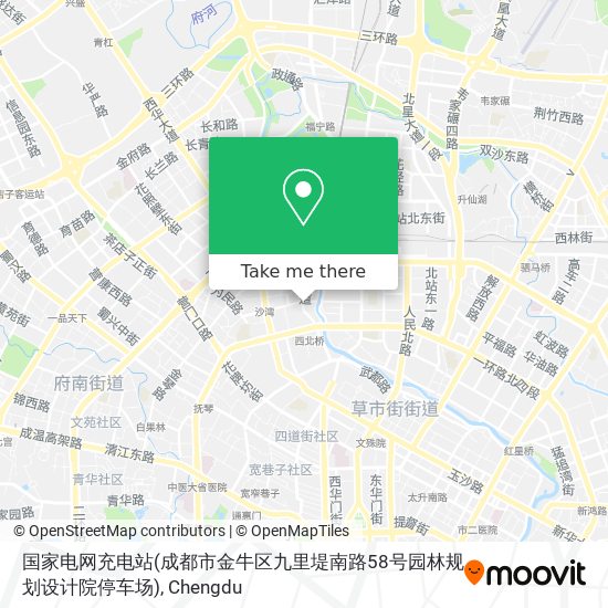 国家电网充电站(成都市金牛区九里堤南路58号园林规划设计院停车场) map