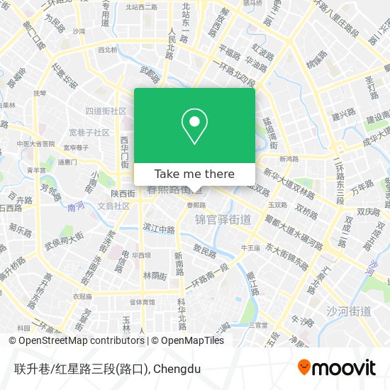 联升巷/红星路三段(路口) map
