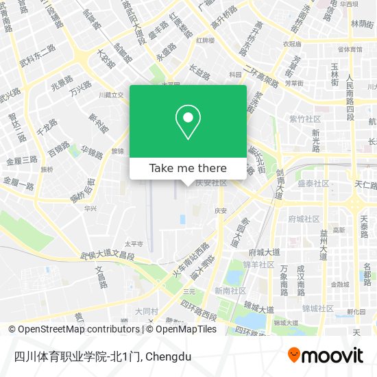 四川体育职业学院-北1门 map
