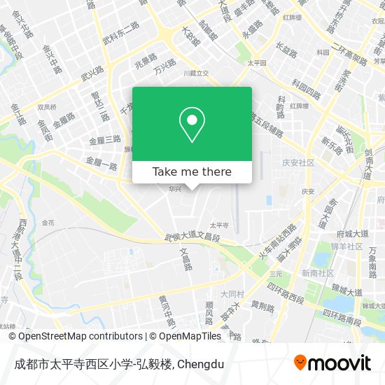 成都市太平寺西区小学-弘毅楼 map