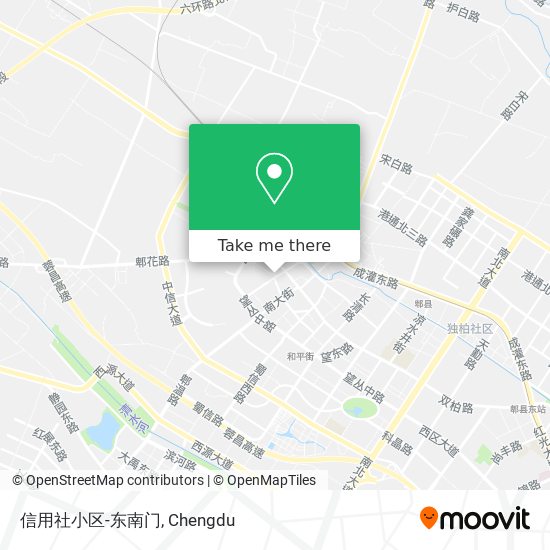 信用社小区-东南门 map