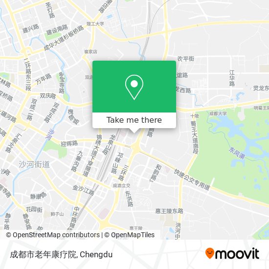 成都市老年康疗院 map