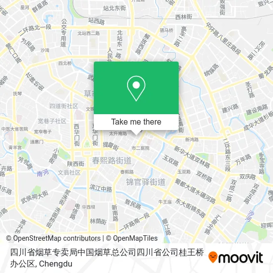 四川省烟草专卖局中国烟草总公司四川省公司桂王桥办公区 map