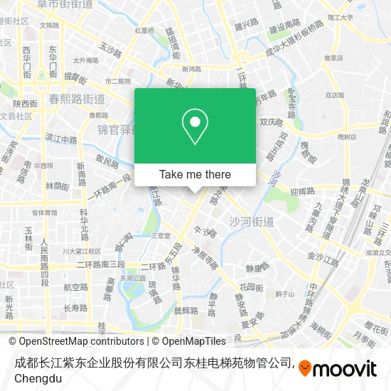 成都长江紫东企业股份有限公司东桂电梯苑物管公司 map