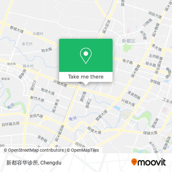 新都容华诊所 map