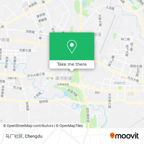 马厂社区 map