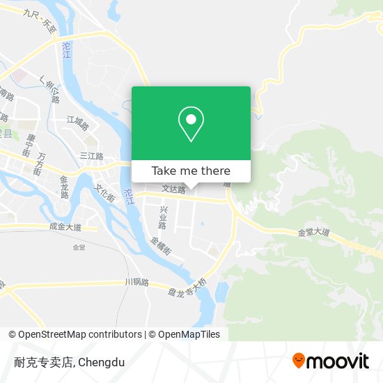 耐克专卖店 map