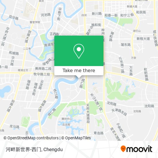 河畔新世界-西门 map