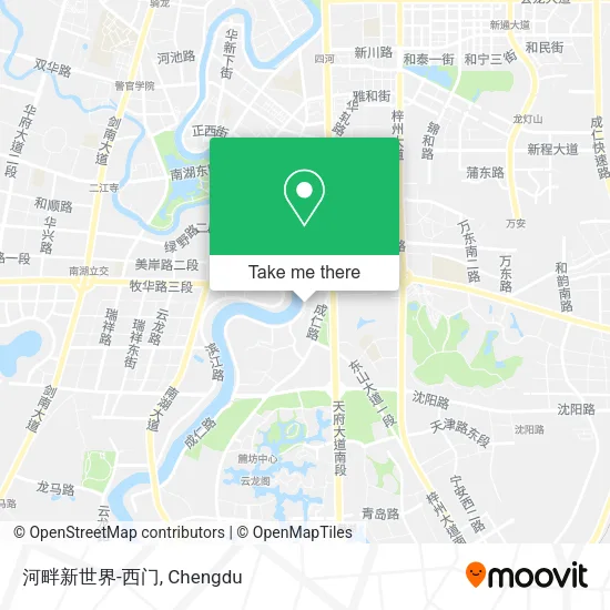 河畔新世界-西门 map