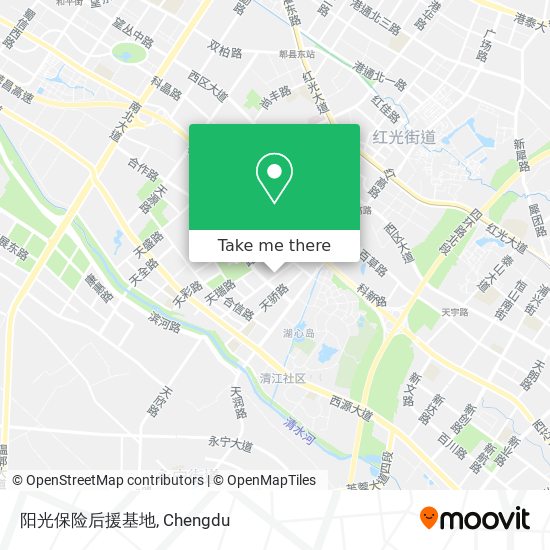 阳光保险后援基地 map