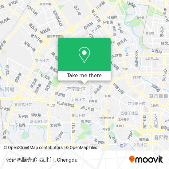 张记鸭脑壳追-西北门 map