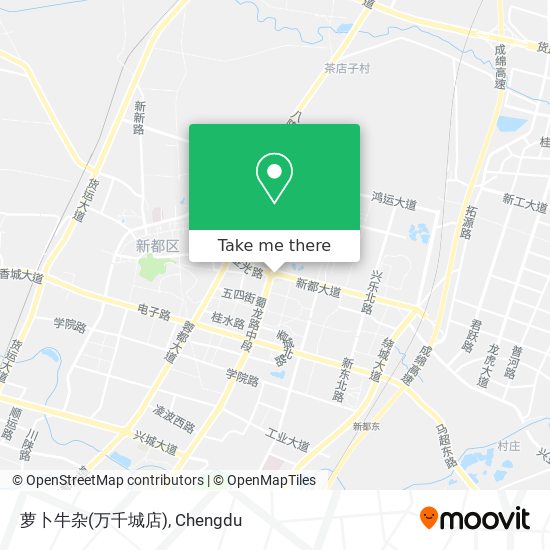 萝卜牛杂(万千城店) map