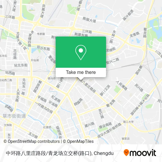 中环路八里庄路段/青龙场立交桥(路口) map