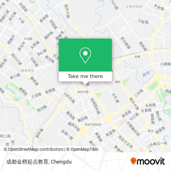 成都金榜起点教育 map