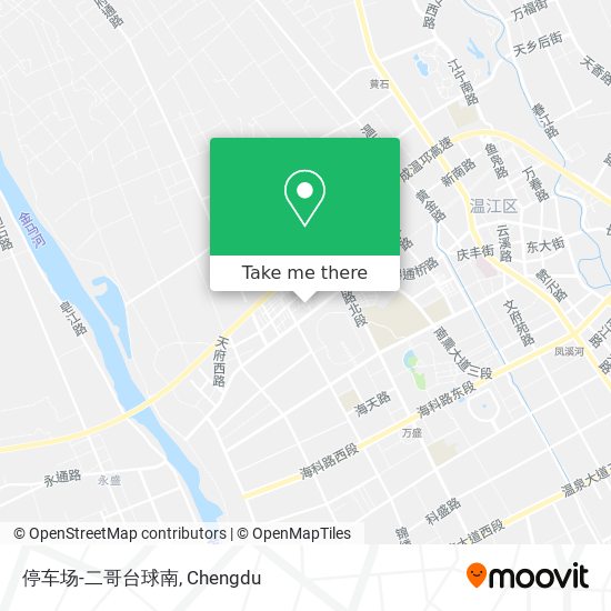 停车场-二哥台球南 map