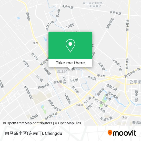 白马庙小区(东南门) map