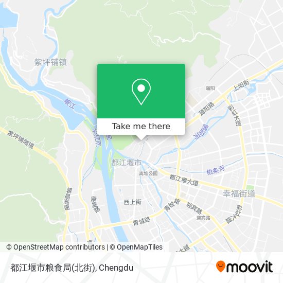 都江堰市粮食局(北街) map