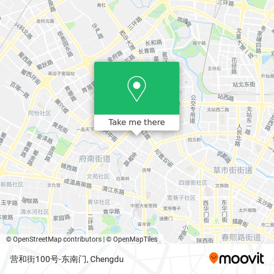 营和街100号-东南门 map