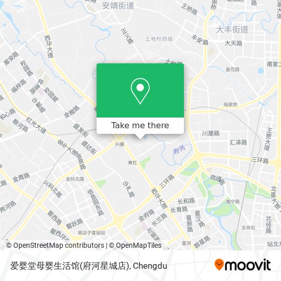 爱婴堂母婴生活馆(府河星城店) map